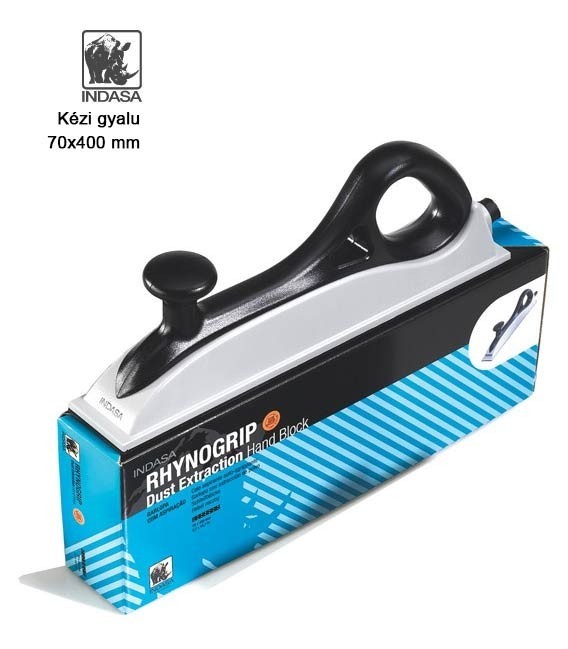 Kézigyalu, Csiszolóblokk elszívó csatlakozással (70x400mm) – Indasa