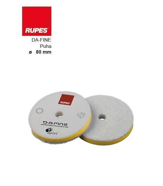 Mikroszálas Polszivacs – Puha – (⌀ 80mm) – Fényesítő – Rupes Fine