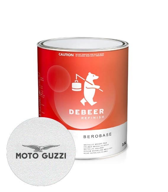 Moto Guzzi – Bianco – Színrekevert Motorfesték – Színkód: MGUZ101 1 liter