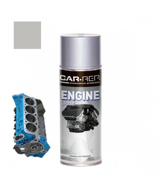 Motorblokk Festék Spray – Ezüst – 110 °C –  Car-Rep – (400ml)