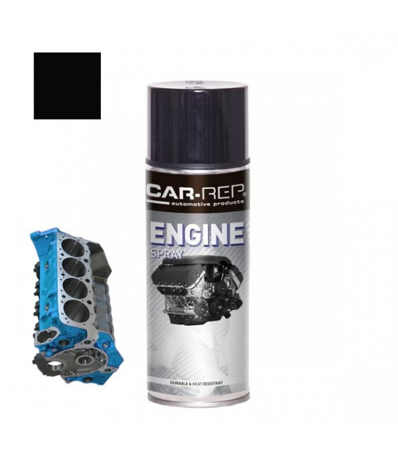 Motorblokk Festék Spray – Fekete – 110 °C –  Car-Rep – (400ml)