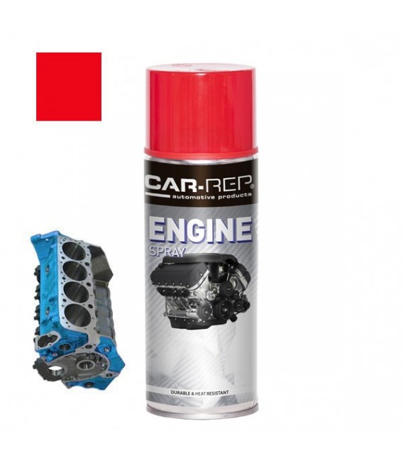 Motorblokk Festék Spray – Piros – 110 °C –  Car-Rep – (400ml)