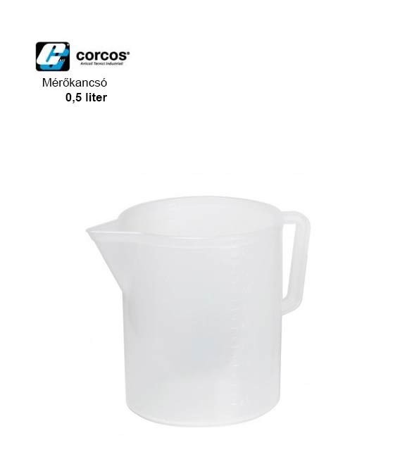 Műanyag Kancsó – Oldószerálló – (0,5 Liter) – Corcos