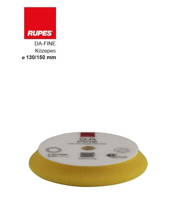 Rupes Polírszivacs – Közepes – (⌀ 130/150 mm) – Fényesítő – Rupes DA Fine