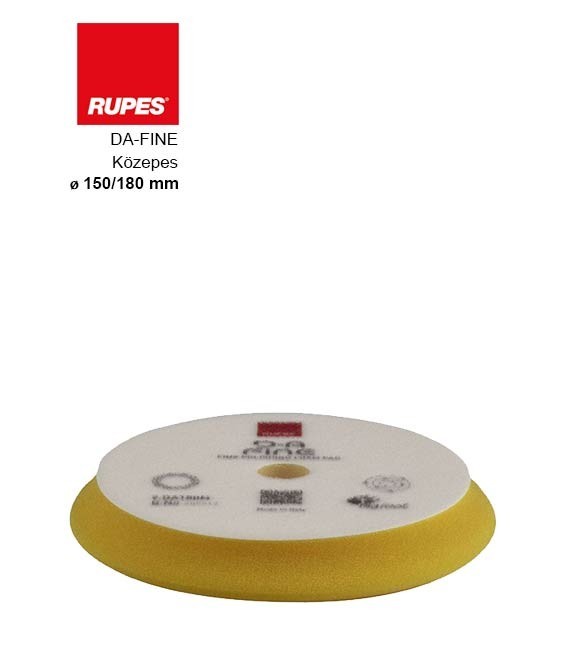 Rupes Polírszivacs – Közepes – (⌀ 150/180 mm) – Fényesítő – Rupes DA Fine