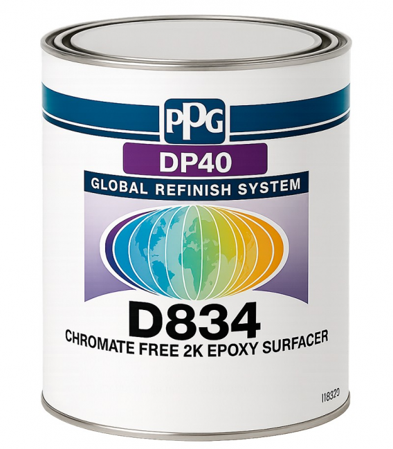 PPG DP40 D834 2K Epoxy Alapozó – Szürke (1L) Nem kérek edzőt