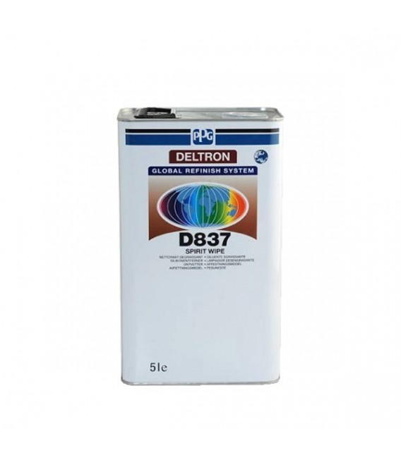 PPG Szilikon lemosó – Zsírtalanító – Deltron D837 Spirit Wipe  (5L)