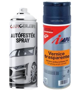 PPG Színre Kevert Prémium Autófesték Spray – Bázis (400ml) 1K Impa 2006 Lakk (Belső részekhez)