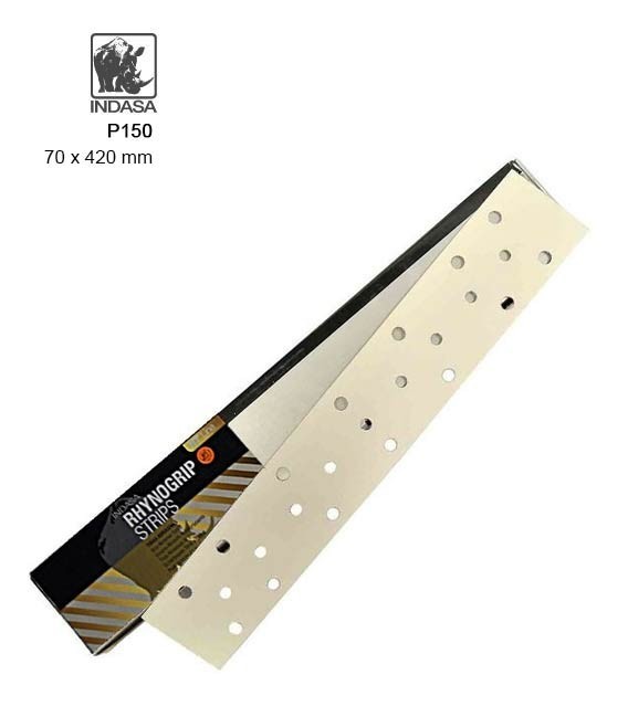 Prémium Gyalupapír 70 x 420mm 23 lyuk (P150) – INDASA HT Line