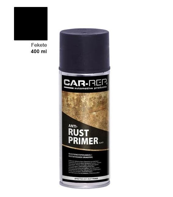 Rozsdagátló Alapozó Spray – Fekete – Matt (400ml) Car-Rep