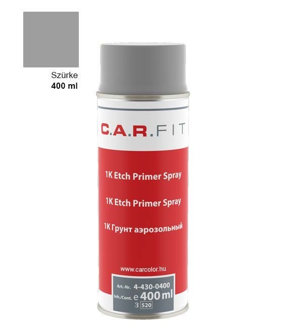 Rozsdagátló Alapozó Spray – Szürke (400ml) – C.A.R. Fit ETCH