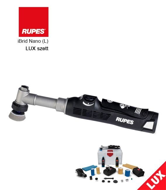 Rupes iBrid Nano L / LUX Mini Polírozógép LUX csomag