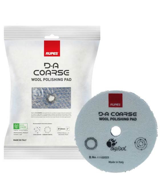Rupes Gyapjú polírpárna – Durva – 80mm (Kék)
