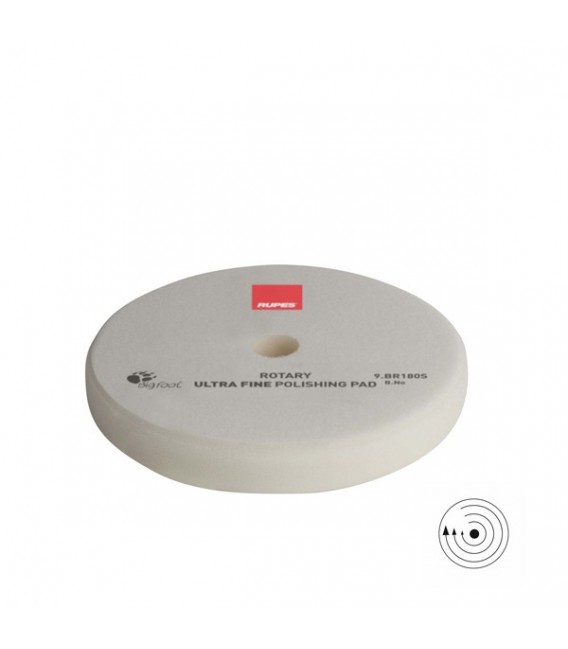 Rupes Polírszivacs hagyományos gépekhez – UltraFinom – 155/160mm (Fehér)