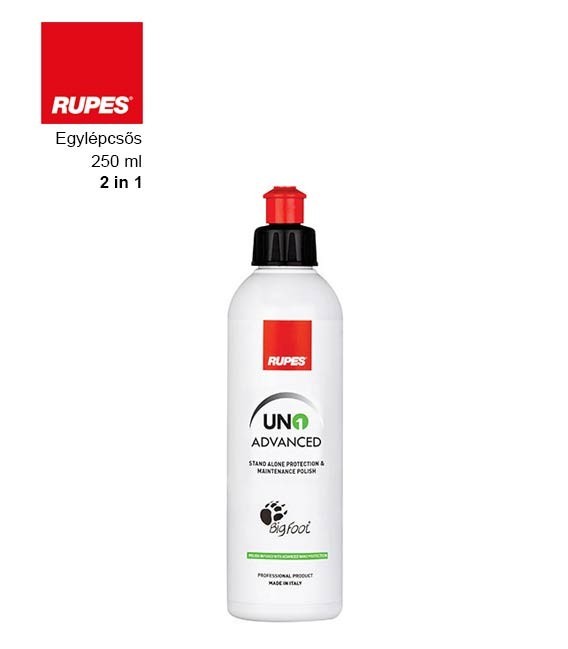 Rupes  Uno Advanced – Egylépcsős Nano Polírpaszta (250ml)