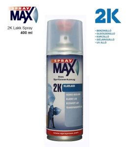 Spray Max 2K Lakk Spray  – Fényes (400ml)