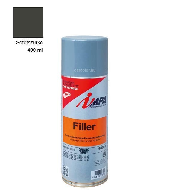 Szigetelő Töltőalapozó – Filler Spray – Sötétszürke (400ml) – Impa