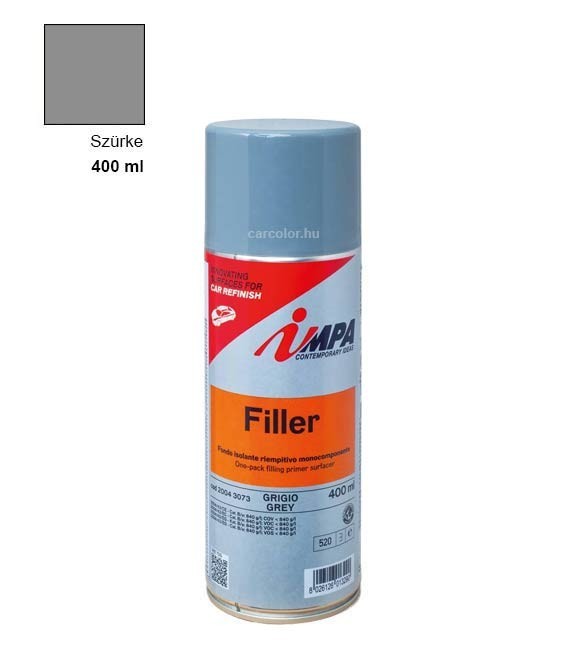 Szigetelő Töltőalapozó – Filler Spray – Szürke (400ml) – Impa 2004