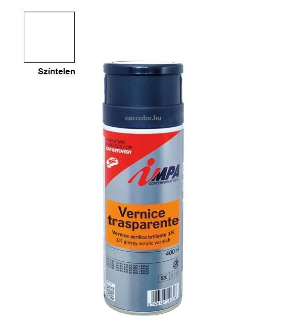 Színtelen Lakk Spray VOC – Fényes –  (400ml) – Impa 2006