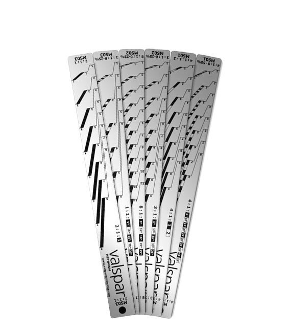 Valspar Alumínium Keverőpálca – Mércés (5:1 / 6:1)