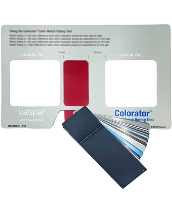 Valspar Colorator – Színegyezés ellenőrző sablon