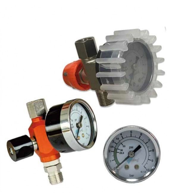 Walmec Nyomásszabályzó órával 1.4″ (90105)