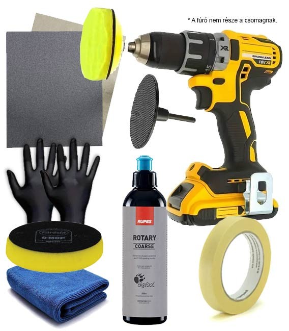 Fényszóró Polírozás Házilag Szett