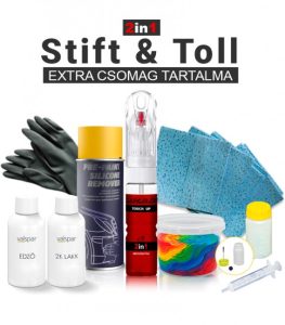 2 in 1 Autófesték Fényezés Javító Toll + Stift Extra csomag