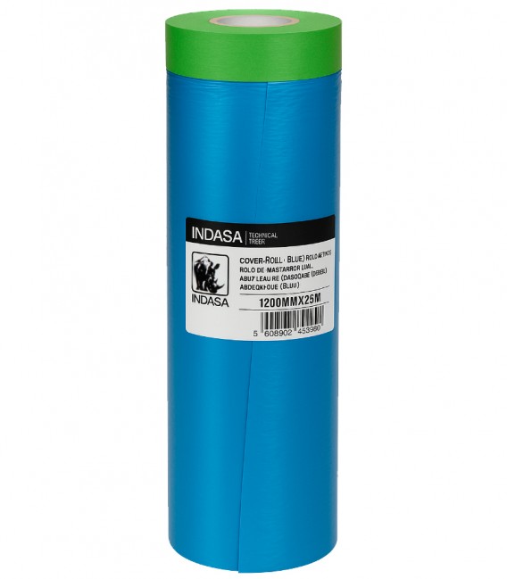 Indasa Maszkoló fólia ragasztószalaggal (120cm x 25m)