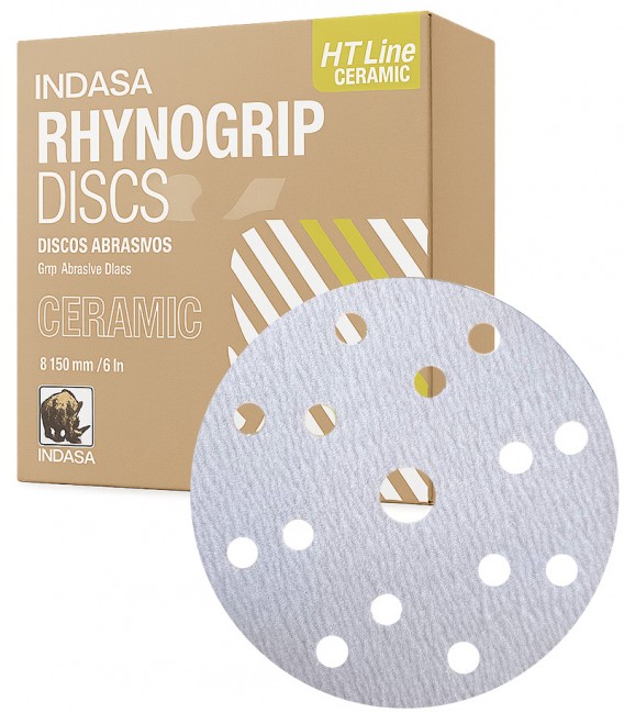 INDASA Prémium kerámia körpapír 150 mm – (P320) – Tépőzáras